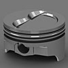 Chevy 400ci Forged Pistons Step Dish Top - image 1