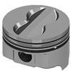 Chevy 383ci FHR Forged Pistons Flat Top 4V - image 1