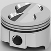 Ford 351ci Windsor FHR Forged Pistons Flat Top 4V - image 1
