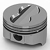 Chevy 350ci FHR Forged Pistons Flat Top 2V - image 1