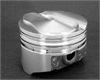 Chevy 350ci Hypereutectic Pistons Solid Dome .100" - image 1