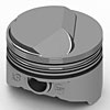 Chevy 454ci Hypereutectic Pistons Hollow Dome Top .250" - image 1
