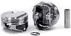 KB Hyper Single Piston - Chevy 489 Rod 6.385 cc Solid Dome 7cc 1V - image 2