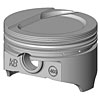 Ford 521ci Hypereutectic Pistons D-Cup 30cc 1V - image 1