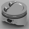 Chrysler 408ci Hypereutectic Pistons Stepped Dish - image 1