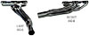 Dirt Late Model 605 Off-Set Headers For: Crate Motor - image 1