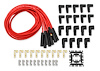 Mallory Pro Sidewinder Universal 8mm Red Spark Plug Wire Kit Straight Spark Plug Boots - image 1
