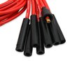 Mallory Pro Sidewinder Universal 8mm Red Spark Plug Wire Kit Straight Spark Plug Boots - image 2