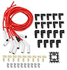 947C PSW Universal Ceramic Spark Plug Wires [135 Degree, Red] - image 1