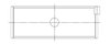 4B1925HD-.025 Rod Bearing Set, .25 mm Undersize w/Dowel Hole, Honda B18C7 1797cc Inline4 DOHC 4v VTEC Rod Bearing Set - image 3
