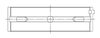 4M2505H-.25 Race Main Bearing Set, .25 mm (0.010 in.) Undersize, Nissan VQ35HR 3498cc V6 DOHC 4v - image 3