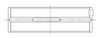 5M1010HC-STD Race Main Bearing Set, Standard, Coated, Ford 351ci (5.8L) Cleveland V8 OHV 2v - image 3