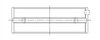 5M1959HX-STD Race Main Bearing Set, Extra .025 mm Oil Clearance, Honda B16A1 1595cc Inline4 DOHC 4v VTEC - image 3