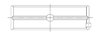 5M2220HX-STD Main Bearings, Standard w/.025 mm (0.001 in.) Extra Oil Clearance, Chrysler 5.7L (345ci) Hemi V8 OHV 2v - image 3