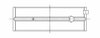 5M2964H-.025 Race Main Bearing Set, .025 mm/.001 in. Undersize, non GTiR, Nissan SR18DE 1838cc Inline4 DOHC 4v - image 3