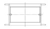 5M429H-01 Race Main Bearing Set, .001 Undersize, Chevrolet 265ci (4.3L) V8 OHV 2v - image 4