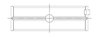 5M429HXC-STD Race Main Bearing Set, Extra .001 in. Oil Clearance, Coated, Chevrolet 265ci (4.3L) V8 OHV 2v - image 3