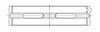 5M5563H-.25 Race Main Bearing Set, .25 mm (0.010 in.) Undersize, Audi BYT 1798cc Inline4 DOHC 4v Turbo - image 3