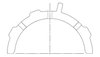 5M5645H-.25 Race Main Bearing Set, .25 mm / 0.010 in. Undersize, Ford 330ci (5.4L) V8 (Alum. Block) (GT) DOHC 4v Supercharged - image 4