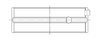 5M8361H-.50 Race Main Bearing Set, .50 mm (0.020 in.) Undersize, Toyota 1S 1832cc Inline4 SOHC 2v - image 3
