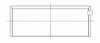8B1663HC-010 Race Rod Bearings, .010 in. Undersize, Coated w/Custom 1.889 in. Journal, 0.792 in. W, Chevy 262ci (4.3L) V8 OHV 2v - image 3