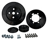 10010-08 Big Block Chrysler Performance Ratio V-Belt Pulley Kit - Black (1V) - image 1