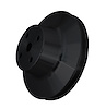 10212-08 Small Block Chrysler V-Belt Water Pump Pulley - Black (1V)