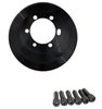 10250-08 Small Block Chrysler Performance Ratio V-Belt Pulley Kit - Black (2V) - image 3