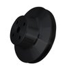 10265-08 Small Block Chrysler High Flow V-Belt Pulley Kit - Black (2V) - image 4