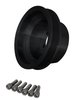 10300-08 Small Block Chrysler Serpentine Pulley Kit - Black (1V) - image 2