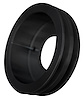 13031-08 Pontiac V-Belt Crankshaft Pulley - Black (2V) - image 1