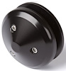 131-08 Single Groove V-Belt Alternator Pulley - Black (2.125") - image 1