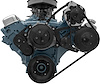Serpentine Drive Conversion Kit Pontiac V-8 with Saginaw Press Fit Power Steering - image 1