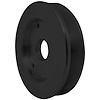 143-08 Universal Single Groove Alternator Pulley w/ Cap - Black (3.188") - image 1