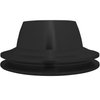 1552-08 Small Block Ford Water Pump Pulley - 1V - Early - Black - image 2