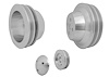 Performance Series V-Belt Pulley Kit 5-1/2", 2-Groove Crank Pulley - image 1