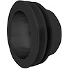 1561-08 Small Block Ford V-Belt Crankshaft Pulley - Black (2V) 3 Bolt - Early - image 1