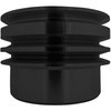 1593-08 Small Block Ford V-Belt Crankshaft Pulley - Black (3V) 3 Bolt - Early - image 3