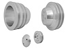 Performance Series V-Belt Pulley Kit 5-1/2", 3-Groove Crank Pulley - image 1