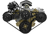16040-08 Oldsmobile 350 Rocket Serpentine Kit - AC & PS - Black - image 1
