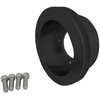 1611-08 Small Block Ford V-Belt Crankshaft Pulley - 1V, 4 Bolt, Late - Black - image 2