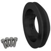 1614-08 Small Block Ford 1V Crankshaft Pulley, 5.5" - 4 Bolt - Black - image 3