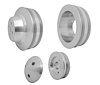 Performance Series V-Belt Pulley Kit 5-1/2", 2-Groove Crank Pulley - image 1