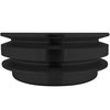 1631-08 Small Block Ford V-Belt Crankshaft Pulley - 2V -4 Bolt - Late - Black - image 3