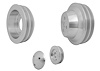 Performance Series V-Belt Pulley Kit 5-3/4", 2-Groove Crank Pulley - image 1