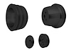 1685-08 Small Block Ford Pulley Kit - 3" - High Flow - 3V, Late, 4 Bolt - Black - image 1