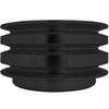 1691-08 Small Block Ford V-Belt Crankshaft Pulley - 3V - 4 Bolt - 3V - Late - Black - image 2