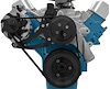 Ford FE Serpentine Drive Kit Alternator & Water Pump Pulleys & Brackets ONLY - image 1