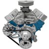 Ford FE Serpentine Drive Kit Alternator & Water Pump Pulleys & Brackets ONLY - image 2