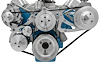 Ford FE Serpentine Drive Kit For Canister Style Power Steering & A/C - image 1